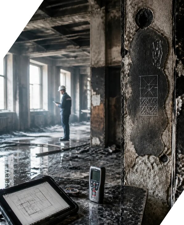Обследование зданий после пожара в Озёрске от 15213 р. | ЭкспертизаРоссия