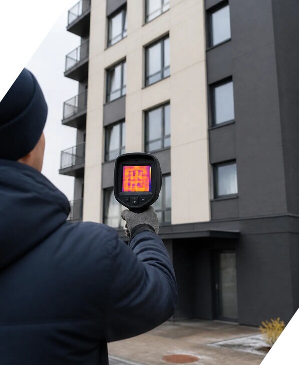 Тепловизионное обследование зданий в Озёрске от 5071 р. | ЭкспертизаРоссия