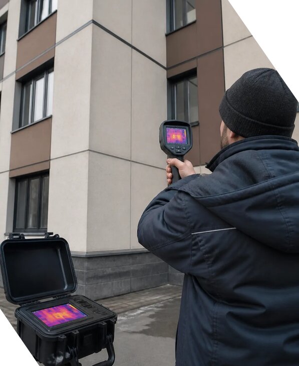 Тепловизионное обследование зданий и сооружений в Озёрске